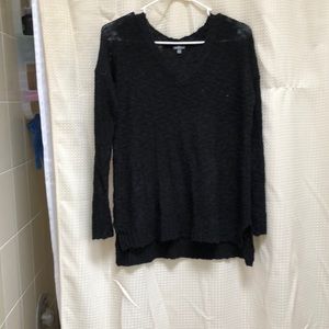 Light weight black v neck sweater